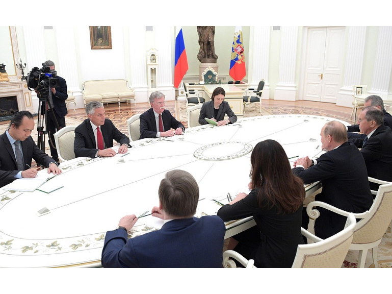 Встреча с помощником Президента США по нацбезопасности Джоном Болтоном