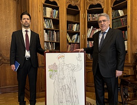 15. prosince 2023 se velvyslanec Ruské federace v České republice Alexandr Zmejevskij setkal s českým amatérským výtvarníkem Jiřím Miřejovský